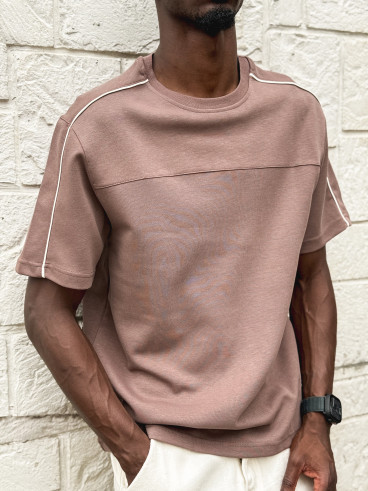 T-shirt Mattew - Chocolat