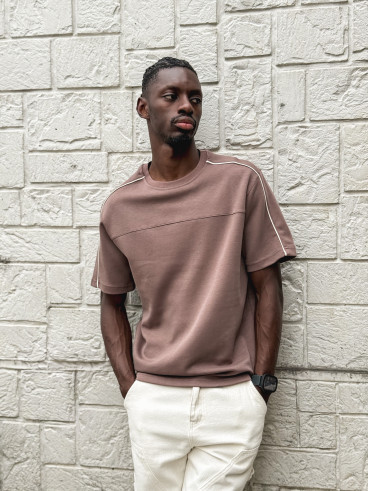 T-shirt Mattew - Chocolat