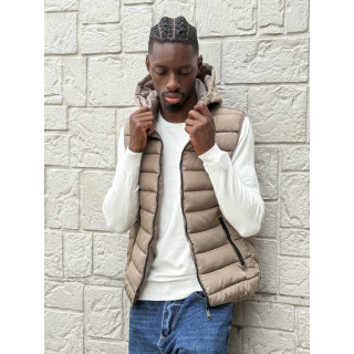Doudoune sans manches Nahel - Taupe