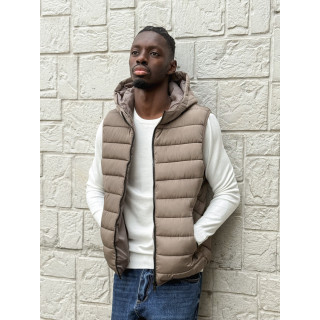 Doudoune sans manches Nahel - Taupe