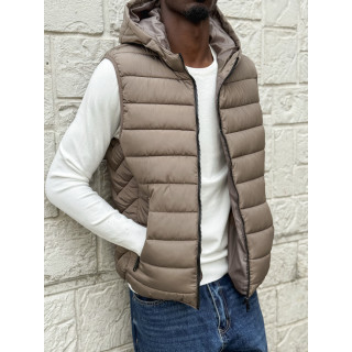 Doudoune sans manches Nahel - Taupe