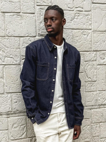 Chemise en jeans Lilian - Bleu foncé