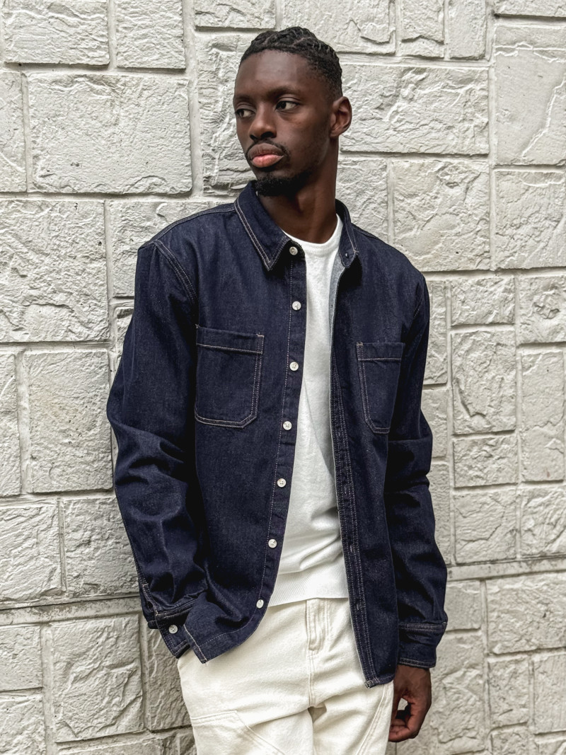 Chemise en jeans Lilian - Bleu foncé