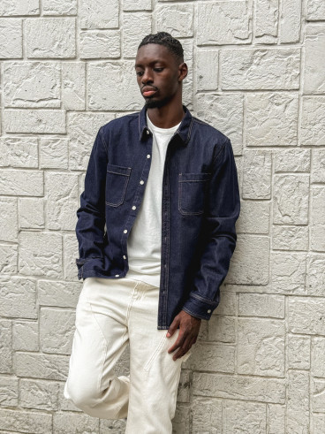 Chemise en jeans Lilian - Bleu foncé