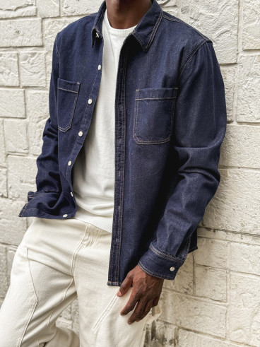 Chemise en jeans Lilian - Bleu foncé