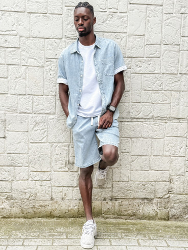 Ensemble en jeans Kassange - Bleu