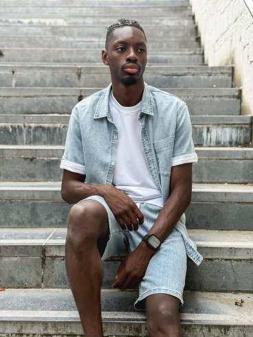Ensemble en jeans Kassange - Bleu