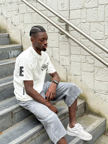 T-shirt Basil - Blanc
