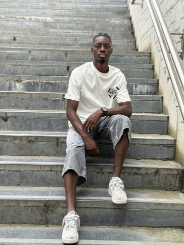 T-shirt Basil - Blanc