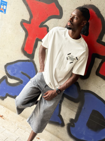 T-shirt Basil - Blanc