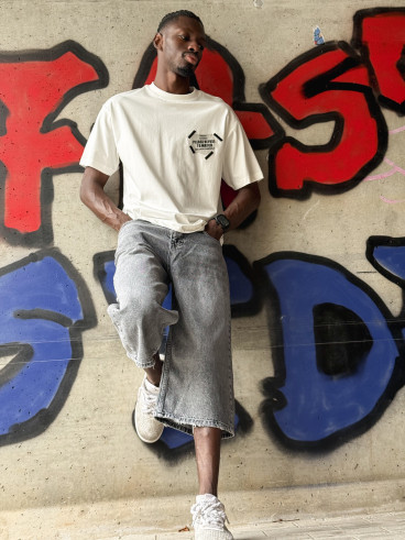 T-shirt Basil - Blanc
