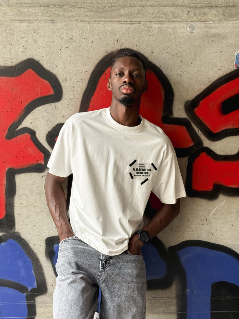 T-shirt Basil - Blanc