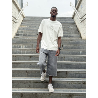 Bermuda en jeans Yann - Gris