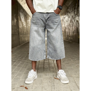Bermuda en jeans Yann - Gris