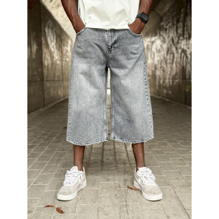 Bermuda en jeans Yann - Gris