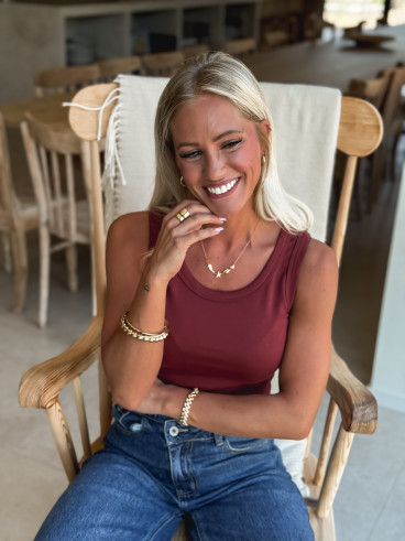 Débardeur Alexia - Bordeaux