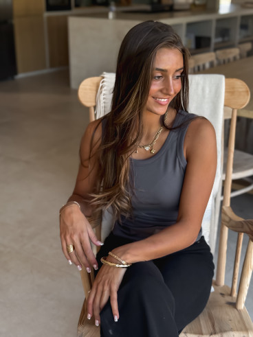Débardeur Alexia - Gris anthracite