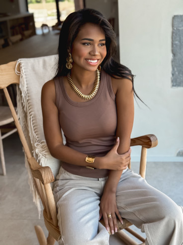 Débardeur Alexia - Cacao