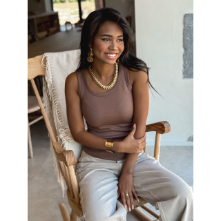 Débardeur Alexia - Cacao