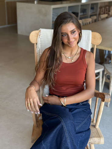 Débardeur Alexia - Brique