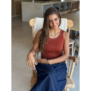 Débardeur Alexia - Brique