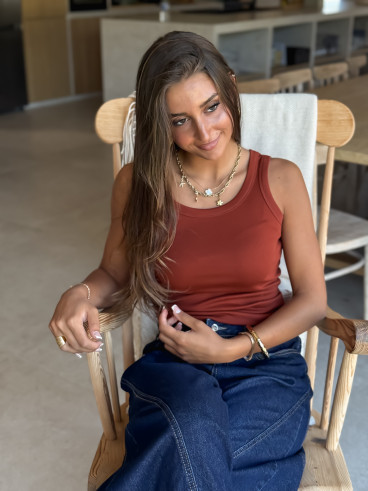 Débardeur Alexia - Brique