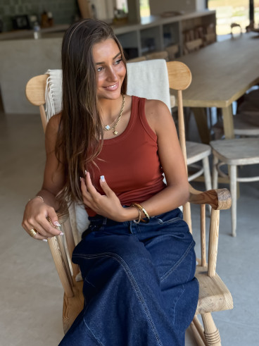 Débardeur Alexia - Brique