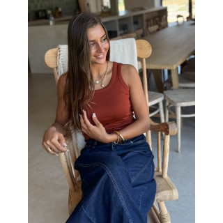 Débardeur Alexia - Brique