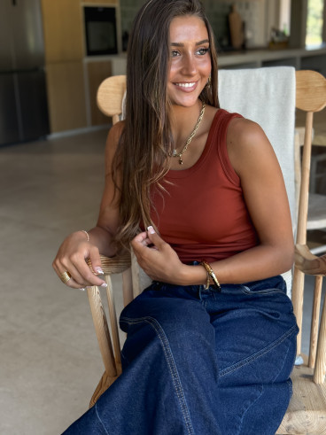 Débardeur Alexia - Brique