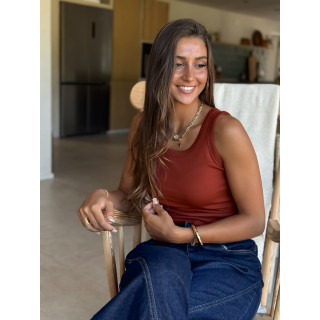 Débardeur Alexia - Brique