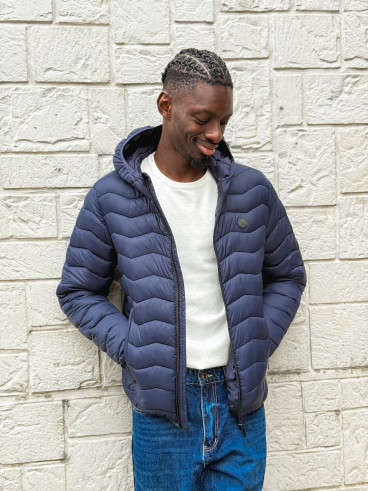 Veste à capuche Gregory - Bleu marine