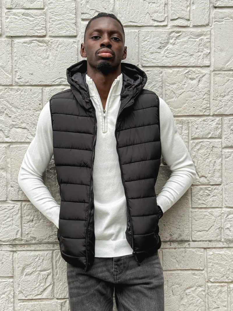 Doudoune Sans Manches Noire Chaude - Taille 40 - Marque Jjxx - Très Bon état Occasion