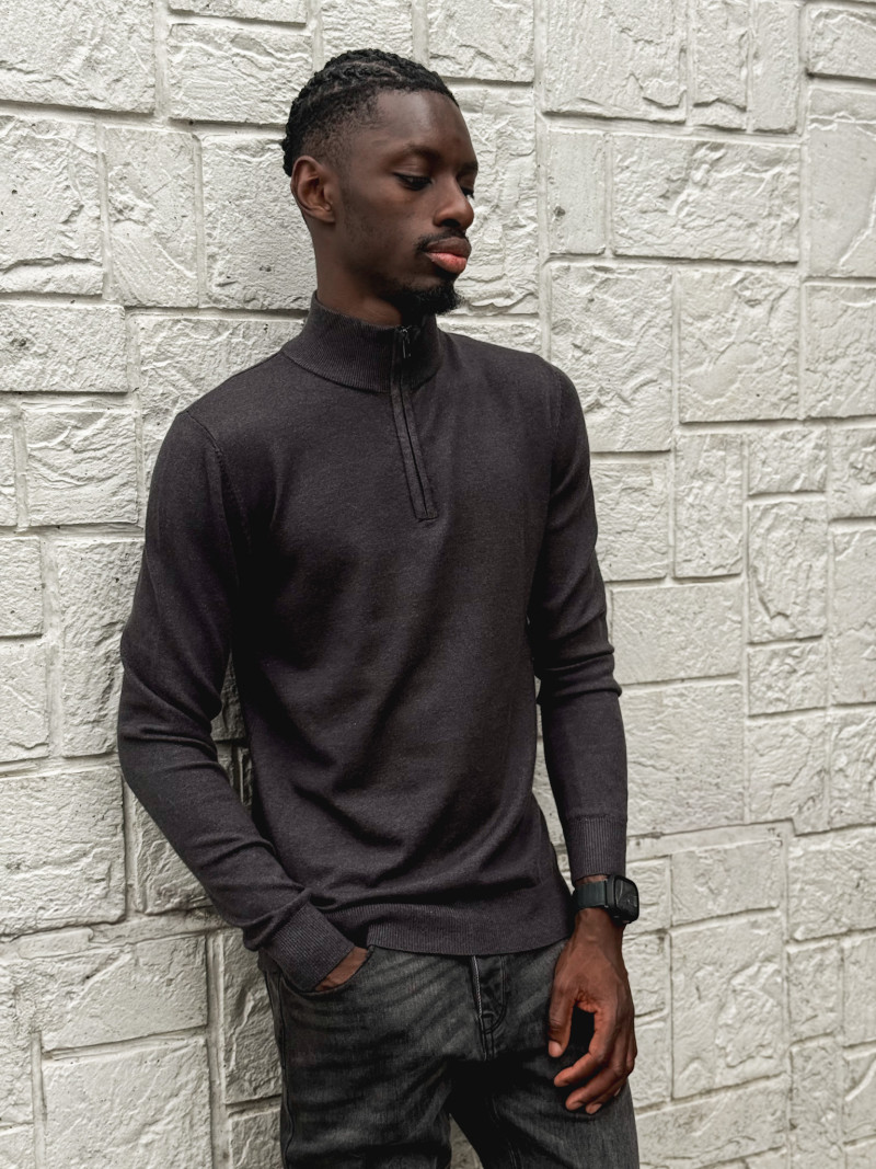 Pull Nathanël - Gris foncé