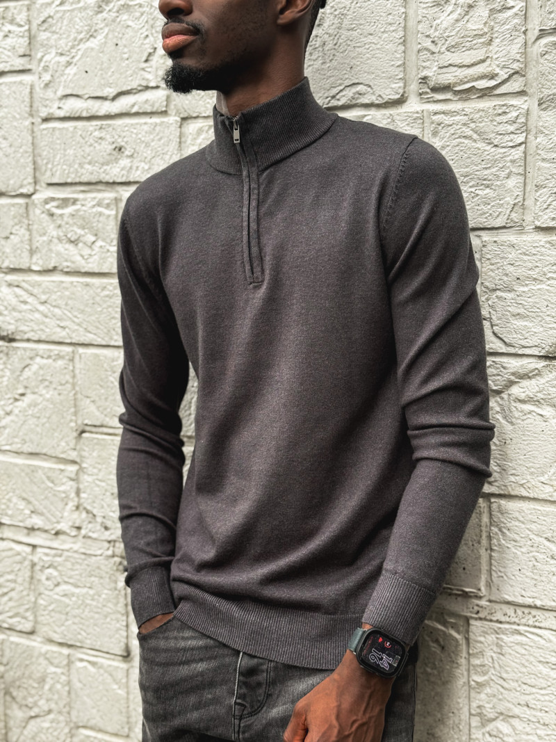 Pull Nathanël - Gris foncé
