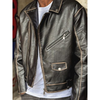 Veste en simili Stephen - Noir