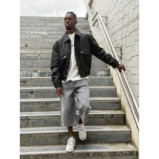 Veste en simili Ricardo - Noir
