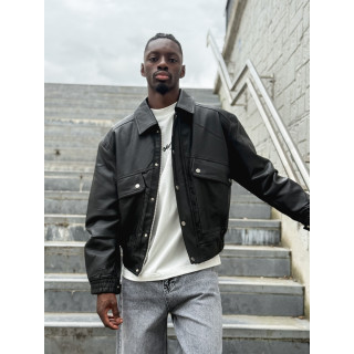 Veste en simili Ricardo - Noir