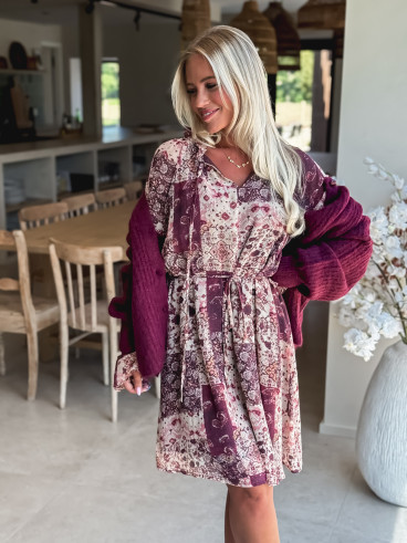 Gilet Dalia - Aubergine