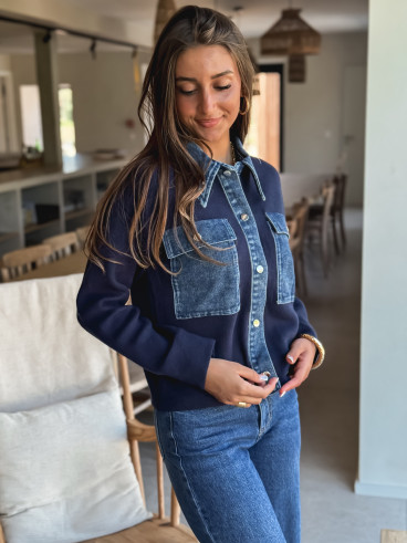 Chemise Ceylia - Bleu/jeans