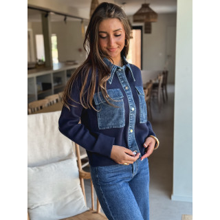 Chemise Ceylia - Bleu/jeans