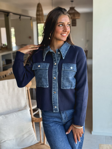 Chemise Ceylia - Bleu/jeans
