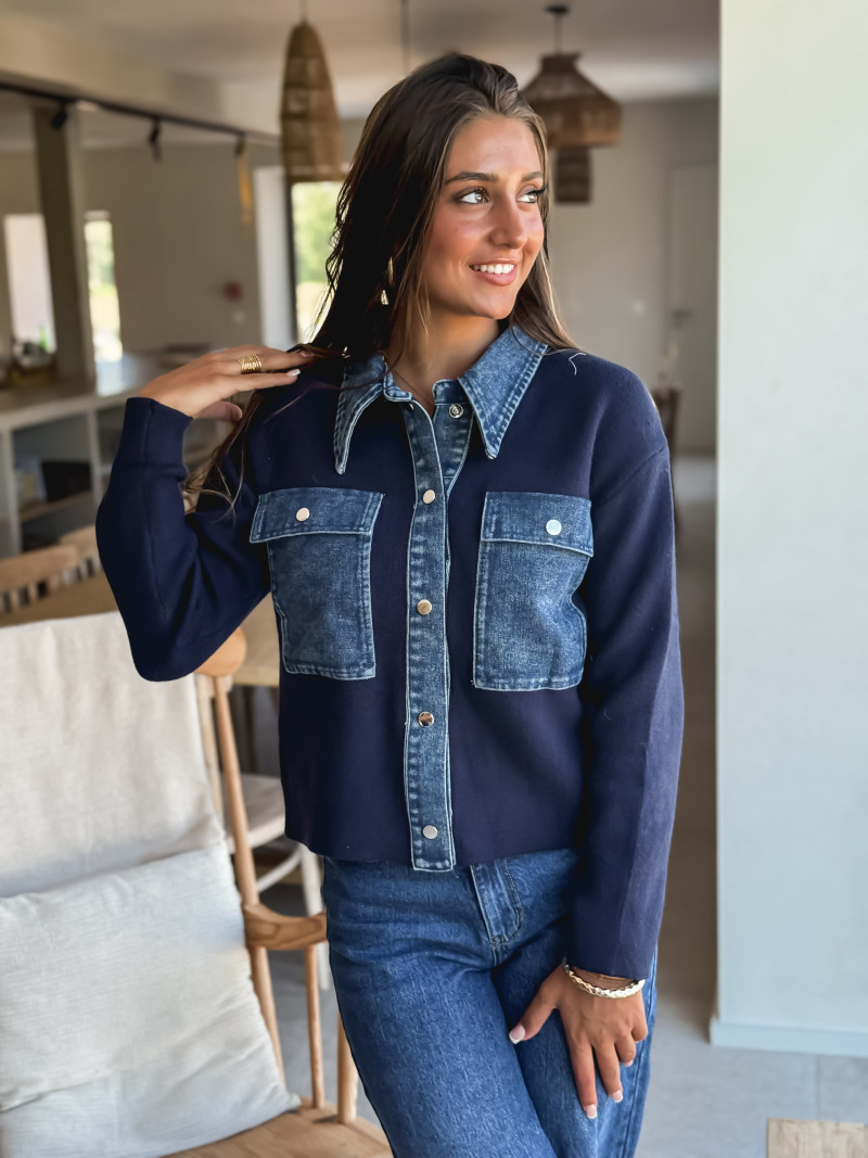 Chemise Ceylia - Bleu/jeans