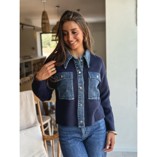 Chemise Ceylia - Bleu/jeans