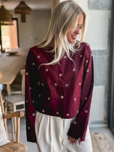 Veste Becky - Bordeaux