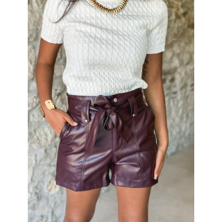 Short simili Keilana - Bordeaux