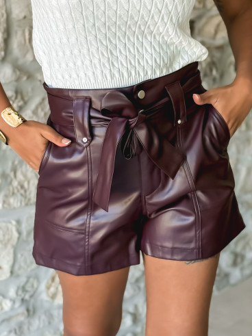 Short simili Keilana - Bordeaux
