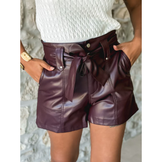 Short simili Keilana - Bordeaux