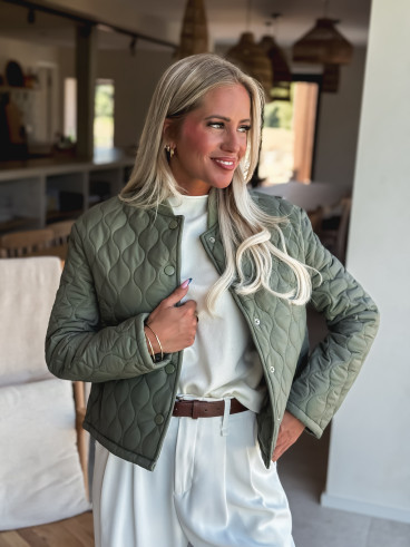 Veste courte Khalya - Kaki