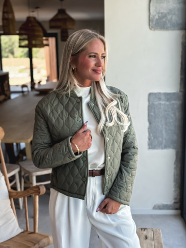 Veste courte Khalya - Kaki
