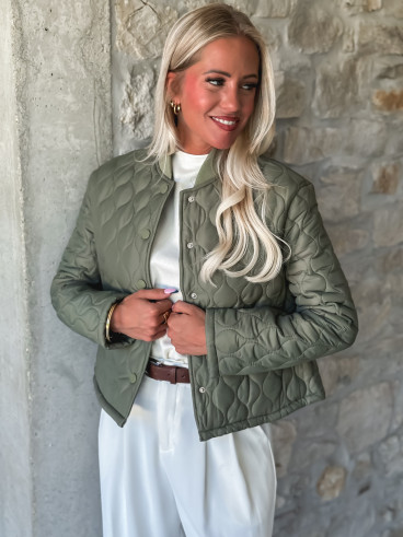 Veste courte Khalya - Kaki
